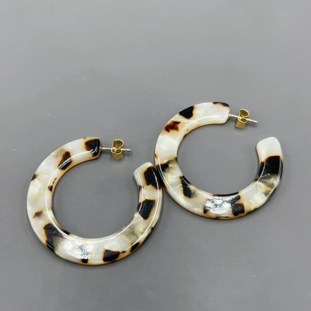 Madewell Acetate Hoop Earrings